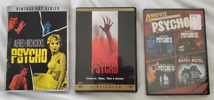 3 Psycho DVD Alfred Hitchcock Thriller Bates Motel Collectors Edition Art Series - Picture 1 of 12