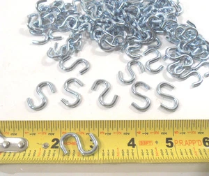 S GANCHO 50 PC. GANCHO S DE ACERO DE 1 "PULGADA S GANCHO S-HOOKS - Imagen 1 de 2