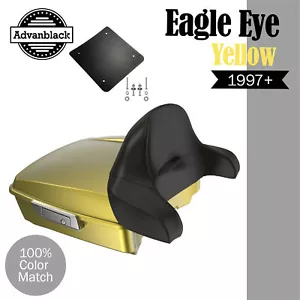 Eagle Eye Yellow Rushmore Chopped Tour Pack Envolvente Para 97+ Harley/Softail - Imagen 1 de 12