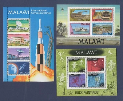 MALAWI - Scott 186a / / 306a - five MNH S/S - two scans --c - Image 1 of 2