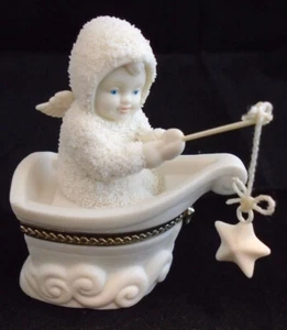ROCK A BYE BABY CAJA CON BISAGRAS # 68848 RETIRADO DEPARTAMENTO 56 BEBÉS DE NIEVE RETIRADOS DE COLECCIÓN - Imagen 1 de 7