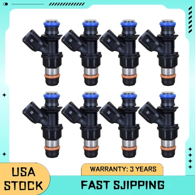 8x Fuel Injector FJ887 For Chevrolet Express 2500-4500 Silverado 1500 2007-2009 Foto 1 de 4