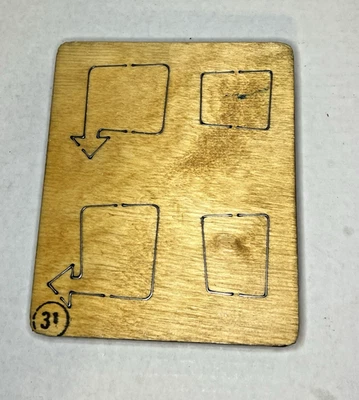 Flechas Accucut #2 Mini A1412 grandes burbujas de madera troqueladas para hablar Foto 1 de 3