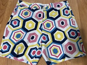 Boden Chino Geometric Multicolor Shorts 10L Stretch - Picture 1 of 10