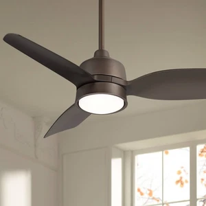36" Casa Vieja Verdin Emperial Bronze LED Damp Ceiling Fan with Remote - Picture 1 of 7