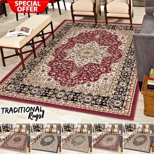 Bedroom Rug Traditional Area Rugs Living Room Carpet Small Large Runner Door Mat - Picture 1 of 95