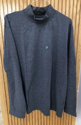 L.L.Bean Calce Tradicional Cuello Simulado Gris Pullover Camisa Manga Larga Para Hombre XL REG Foto 1 de 4