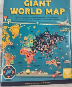 Uhrwerk Soldat Erstellen Sie Ihre eigene riesige Weltkarte Kit Geographie - Bild 1 von 12