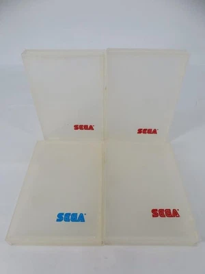 批量 4 件 正品 世嘉 Genesis 游戏盒 透明塑料防尘罩 Snap Case — 第 1/3 张图片