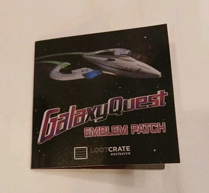 New Galaxy Quest Emblem Patch Iron On Embroidered Loot Crate Exclusive - Picture 1 of 3