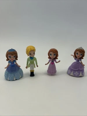 Disney Princesa Sofía Las Primeras Figuras Lote Topper Lote De 4 Lote GG Foto 1 de 4