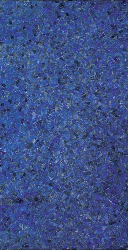 36" x 22" Marble Center Coffee Table Top Lapis Inlay Handicraft​ Work - Image 1 of 1