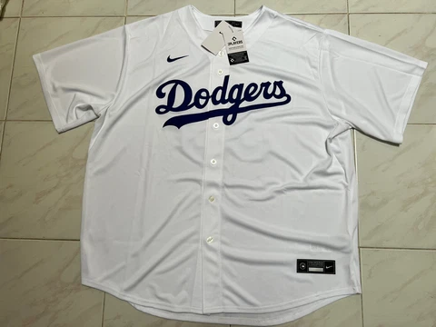 NWT Nike MLB Los Angeles Dodger Jersey White Cody Bellinger #35  Men Sz 2XL Cover