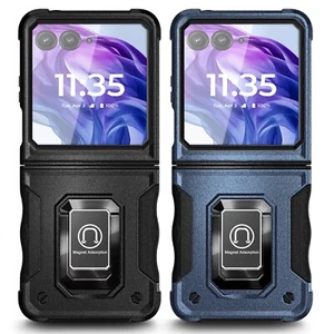 Funda protectora con soporte magnético para Motorola Moto Razr 2024 2025 - Imagen 1 de 19
