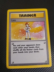 Lass - 75/102 - Pokemon Base Set Unlimited Rare Card WOTC NM/LP - Picture 1 of 2