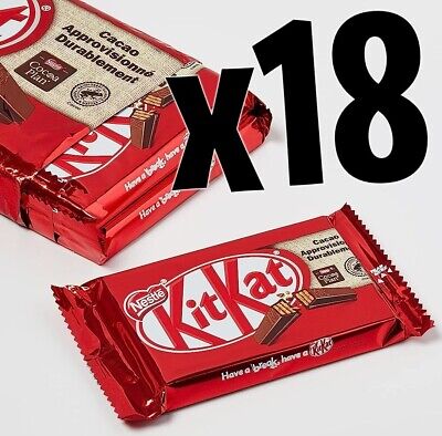 Lot X18 KitKat Nestlé - Barre Chocolat Au Lait - 18 Sachets De 41,5g Gateaux • 8.94€