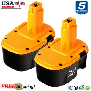 2-Pack 14.4 Volt XRP Battery for DeWalt DC9091 DE9091 DW9091 DW9094 DE9038 14V - Picture 1 of 1