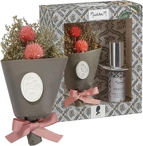 Geschenkset Trockenblumen + Duftspray Deko Raumduft Parfum Marquise Mathilde M. - Bild 1 von 7