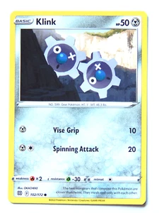 Klink 102/172 (NM, Pokemon Card, Brilliant Stars, 2022, Metal, Common) - Picture 1 of 2