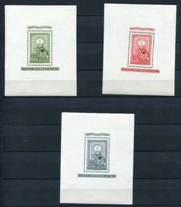 Hungary 1951 Mi Block 20-22 Sc C95/CB13-14 MNH Annivers of 1st Stamp CV $225 462 - Picture 1 of 2