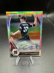 Eric Cerantola - Silver Prizm ((AUTO)) - Selecciones del draft Panini Prizm 2021 - Imagen 1 de 2