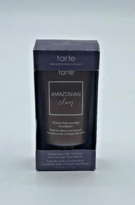 Tarte Amazonian Clay Full Cover Foundation 60H Mahogany Honey - NIB - Picture 1 of 2