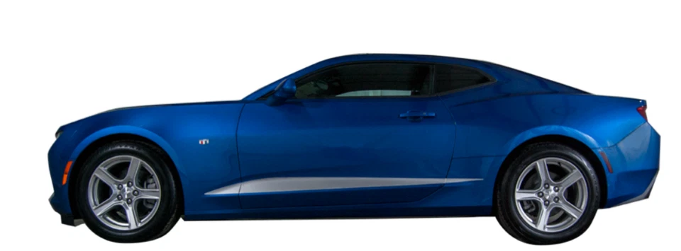 Se adapta a Chevrolet Camaro rayas laterales gráficos ambos lados calcomanías adhesivas Foto 1 de 4