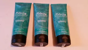 Bath & Body Works Aromatherapy Relaxing Seaside Breeze Body Cream Set of 3 - Picture 1 of 3