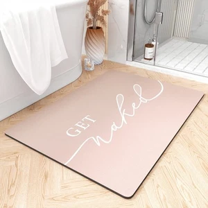Bath Mat-Super Absorbent Quick Dry Bath Mats for Bathroom Floor Non Slip-Bath... - Picture 1 of 7