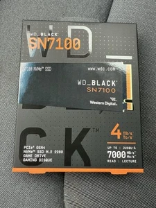 WD_BLACK 4TB SN7100 NVMe Internal Gaming SSD - Gen4 PCIe, M.2 2280 - WDS400T4X0E - Afbeelding 1 van 2