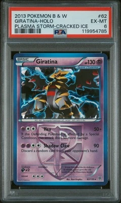 PSA 6 Pokemon Giratina 62/132 Plasma Storm Cracked Ice Holo Rare - Image 1 of 2
