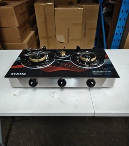 Gas Stove TRIPLE Burner Wok Outdoor Portable **New DesIgn** - Picture 1 of 5