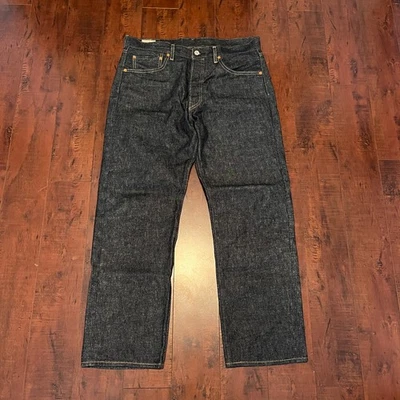 Levis Selvedge 501 34x30 хлопок конопляная смесь нэп темный индиго большой E - Изображение 1 из 4