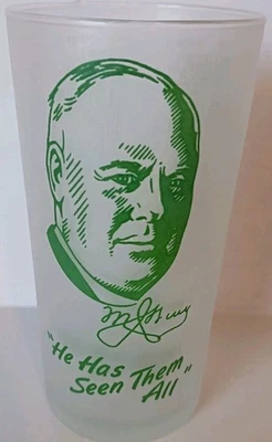 1949 Official KENTUCKY DERBY Frosted Mint Julep Glass-"HE HAS SEEN THEM ALL".. - Image 1 of 4