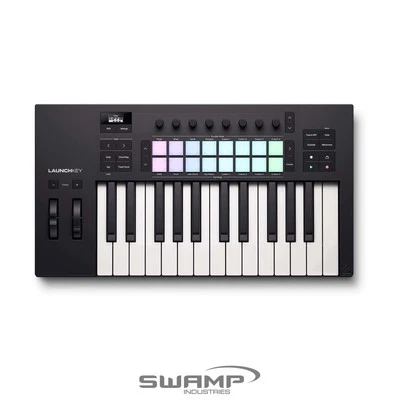 Novation Launchkey 25 MK4 USB MIDI Keyboard Controller Portable DAW Integration - image 1 of 4