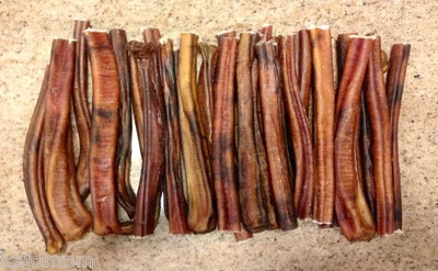 PURE 25 Pieces Standard 6 inch USA MADE Beef Bully STICKS Dog Treat Chew NATURAL