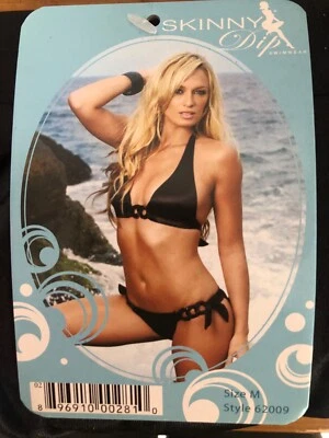 Cadena de plástico retro años 80 look bikini ajustado pierna sumergida Avenue M Reino Unido 10 Foto 1 de 4