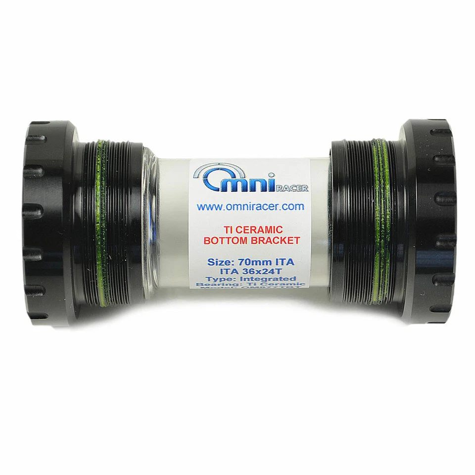 OMNI Racer WORLDS LIGHTEST Ti CERAMIC Bottom Bracket Fits SRAM GXP ITALIAN 70mm  - Image 1 of 4