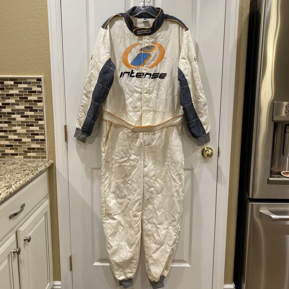 Disfraz Uniforme Carreras de Coches Blanco Italiano Talla 54 EE. UU. Talla 38-39 Foto 1 de 4