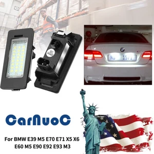 Lámparas de luz LED traseras con matrícula LED 2 piezas para BMW E39 E90 E91 M5 E70 E71 X5 X6 E60 - Imagen 1 de 7