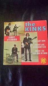 The KINKS FRENCH EP. 4 songs w/ " Sunny Afternoon" - Picture 1 of 4