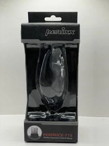 Perixx PERIMICE-715 Wireless Ergonomic Vertical Mouse - Black - New! - Picture 1 of 6