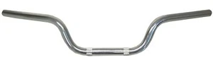 New Chrome Handlebars for Suzuki GN125 GN 125 Handle Bar Steering 4.75" Rise - Picture 1 of 1