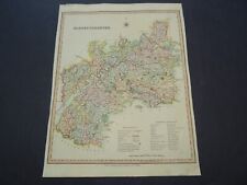 Antique map of Gloucestershire by Henry Teesdale 1829