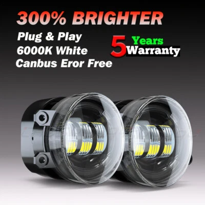 Par de luces antiniebla LED transparentes para parachoques delantero nuevas actualizaciones para Toyota Prius 2010-2011 Foto 1 de 4