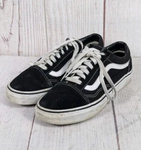 Vans BLACK - Mens 6 Womens 7.5 - Classic Old Skool Shoes - Skate Sneakers Suede - Picture 1 of 11