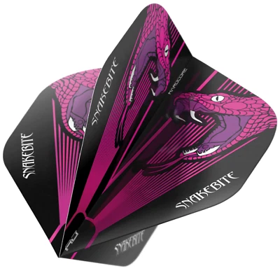 Red Dragon Flights, Peter Wright, Red Transparent, Standard, 1 Set = 3 Stk