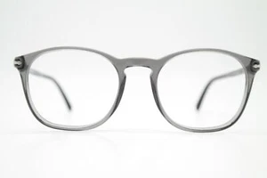 Persol 3007-V Gray Silver Oval Eyeglass Frame New - Picture 1 of 6