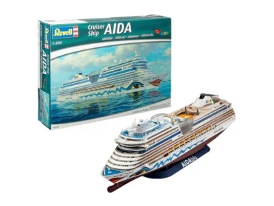 KIT MODELLINO NAVE STATICO REVELL AIDA BLU SOL MAR STELLA CIVIL SHIPS 1:400 - Immagine 1 di 4
