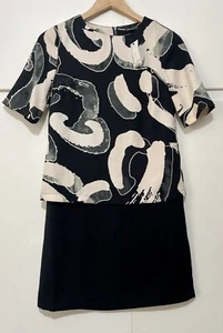 Warehouse Overlay Kleid "Graffiti Print" Gr. 6 Neu Mit Etikett - Bild 1 von 8